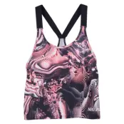 W Np Tank Coral Print, Crimson Pulse/White, S,  Löparkläder