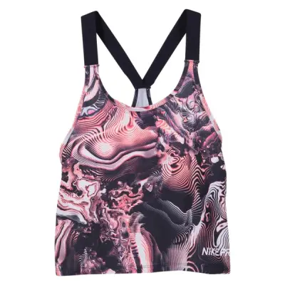 W Np Tank Coral Print, Crimson Pulse/White, S,  Löparkläder