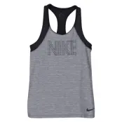 W Np Tank Nike Hthr, Carbon Heather/Black/Black, L,  Nike