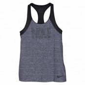 W Np Tank Nike Hthr, Obsidian/Black/Black, L,  Träningslinnen