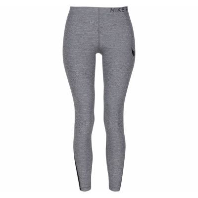 W Np Tght Heather, Carbon Heather/Black, Xl,  Byxor