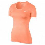 W Np Top Ss, Sunset Glow/White, L,  Nike