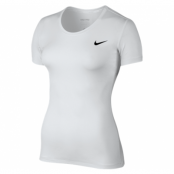 W Np Top Ss, White/Black, L,  Nike