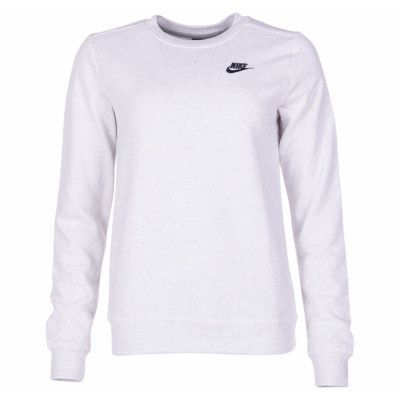 W Nsw Club Crew Flc, Birch Heather/Black, Xxl,  Nike