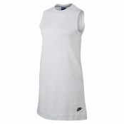 W Nsw Drss Ft, Birch Heather/White/Black, L, Nike