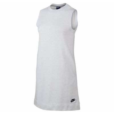 W Nsw Drss Ft, Birch Heather/White/Black, L,  Nike