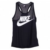 W Nsw Essntl Tank Hbr, Black/Black/White, M, Linnen