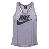 W Nsw Essntl Tank Hbr, Carbon Heather/Anthracite/Blac, Xl, Linnen