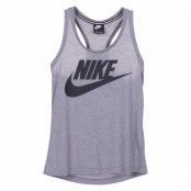 W Nsw Essntl Tank Hbr, Carbon Heather/Anthracite/Blac, Xxl,  Linnen