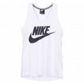 W Nsw Essntl Tank Hbr, White/White/Black, Xl,  Löpar-Linnen