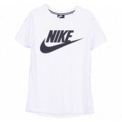 W Nsw Essntl Top Hbr, White/White/Black, L,  Nike