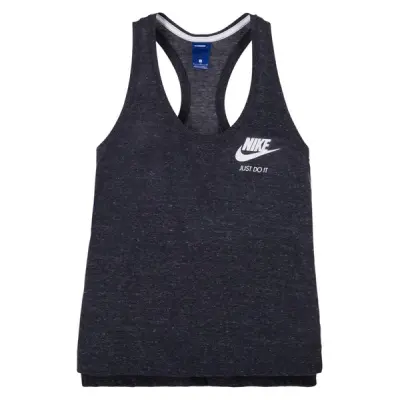 W Nsw Gym Vntg Tank, Black/Sail, Xs,  Nike