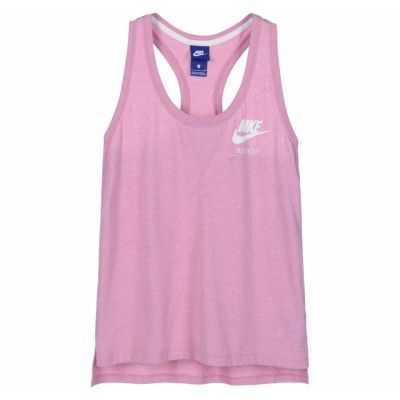 W Nsw Gym Vntg Tank, Elemental Pink/Sail, L,  Nike