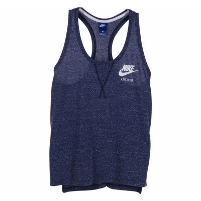 W Nsw Gym Vntg Tank, Obsidian/Sail, S,  Nike