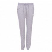 W Nsw Pant Flc Reg, Dk Grey Heather/Matte Silver/W, L,  Byxor