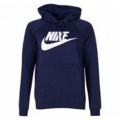 W Nsw Rally Hoodie Hbr, Obsidian/Obsidian/White, L,  Nike