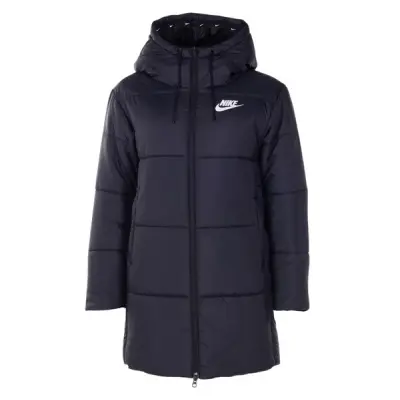 W Nsw Syn Fill Parka Hd, Black/White, Xs,  Nike