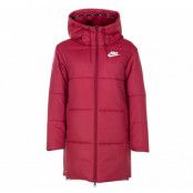 W Nsw Syn Fill Parka Hd, Team Red/White, Xl,  Nike