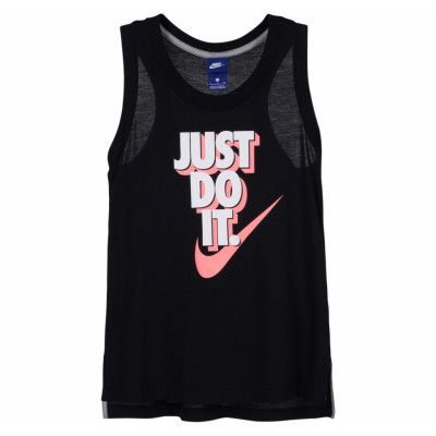 W Nsw Tank Jdi Prep, Black/White/Lt Atomic Pink, Xs,  Träningslinnen