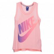 W Nsw Tank Logo Futura, Bleached Coral/Purple Slate, Xxl,  Nike