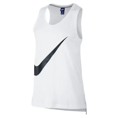 W Nsw Tank Prep, White/Black, Xl,  Nike