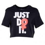 W Nsw Tee Rebel Crop 2, Black, Xl, T-Shirts