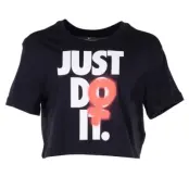 W Nsw Tee Rebel Crop 2, Black, Xl,  T-Shirts