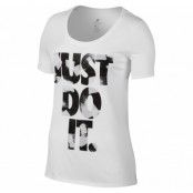 W Nsw Tee Scoop Jdi Print, White/Black, M,  Nike