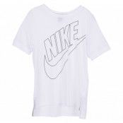 W Nsw Top Logo, White/Black, S, T-Shirts