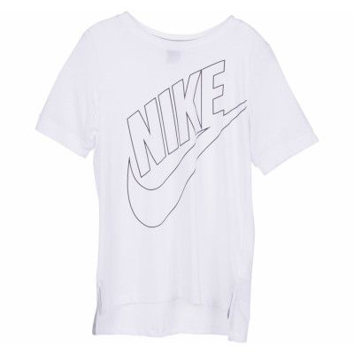 W Nsw Top Logo, White/Black, Xl,  T-Shirts