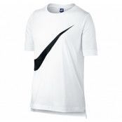 W Nsw Top Ss Prep, White/Black, M,  T-Shirts