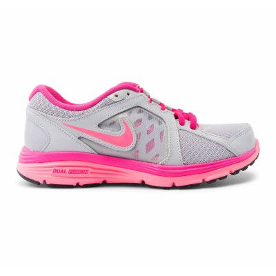 Wmns Nike Dual Fusion Run, Wlf Gry/Dgtl Pnk-Fsn Pnk-Hypr, 44,5