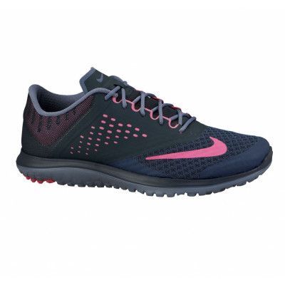 Wmns Nike Fs Lite Run 2, Classic Charcl/Pnk Pw-Bl Grpht, 35,5