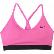 Women's Nike Indy Sports Bra, Active Fuchsia/Black/Black, L, Nike
