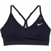 women's nike indy sports bra, black/black/black/white, l,  nike