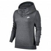 women's nike sportswear funnel, charcoal heathr/charcoal heath, m,  nike