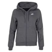 Women's Nike Sportswear Hoodie, Charcoal Heathr/Charcoal Heath, M,  Tröjor