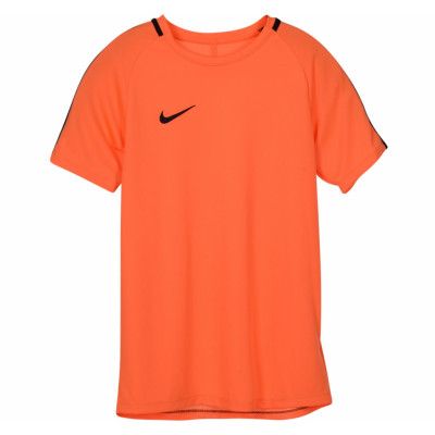 Y Nk Dry Acdmy Top Ss, Cone/Black/Black, Xs,  Nike