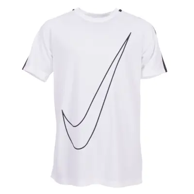 Y Nk Dry Acdmy Top Ss Gx, White/Black/Black, M,  Nike
