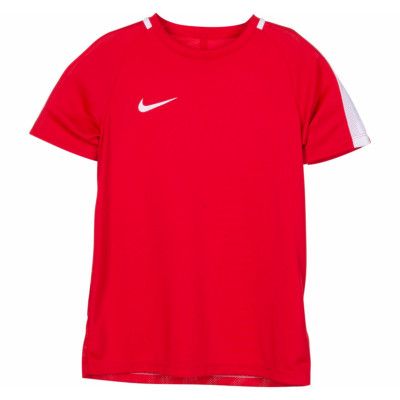 Y Nk Dry Acdmy Top Ss, University Red/White/White, Xs,  Nike