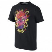 Ya Gfa Skull Tee Yth, Black/Dk Grey Heather, L,  Nike