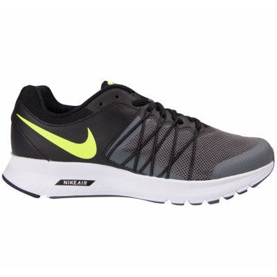 Nike Air Relentless 6, Black/Volt-Dark Grey-White, 41