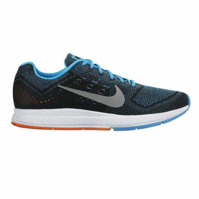 Nike Air Zoom Structure 18, Bl Lgn/Mtllc Slvr-Ttl Orng-Blk, 40,5