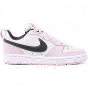 Nike Court Borough Low 2 Big K, Photon Dust/Off Noir-Iced Lila, 36.5