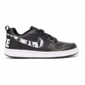 Nike Court Borough Low Big Kid, Black/Multi-Color-Pure Platinu, 36