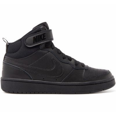 Nike Court Borough Mid 2 Big K, Black/Black-Black, 35.5