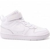 Nike Court Borough Mid 2 Littl, White/White-White, 31