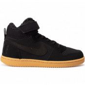 Nike Court Borough Mid Wtr Psv, Black/Black-Gum Light Brown, 27.5