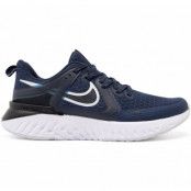 Nike Legend React 2, Midnight Navy/Pure Platinum-Ob, 38,5