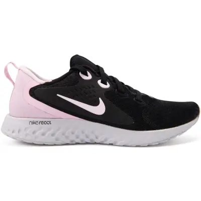 Nike Legend React Women's Runn, Black/Pink Foam -Vast Grey, 40,5